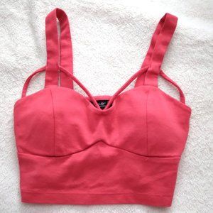 Pink Crop Top, Popular Basics, Size S